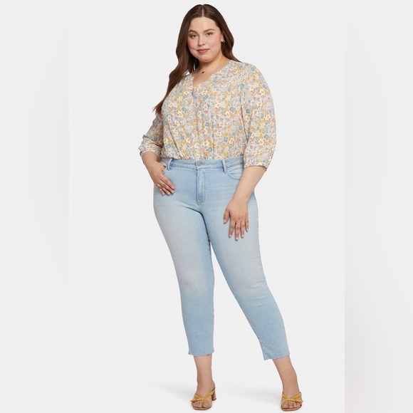 NYDJ Denim - NYDJ Alina Skinny Ankle Jeans In Plus Size Blue Valley Jeans Size 18W